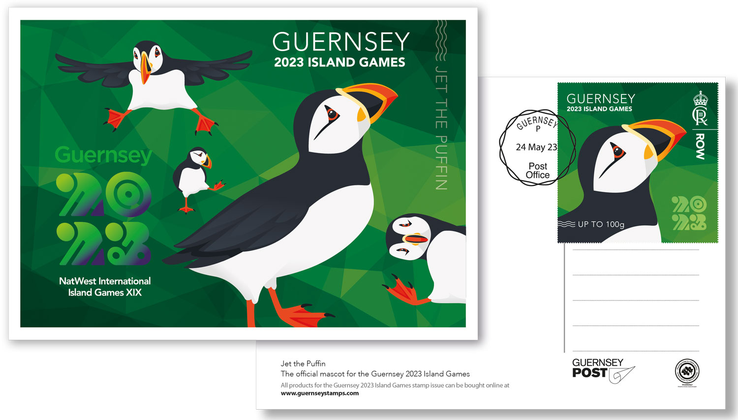 JET - Puffin FDI Postcard